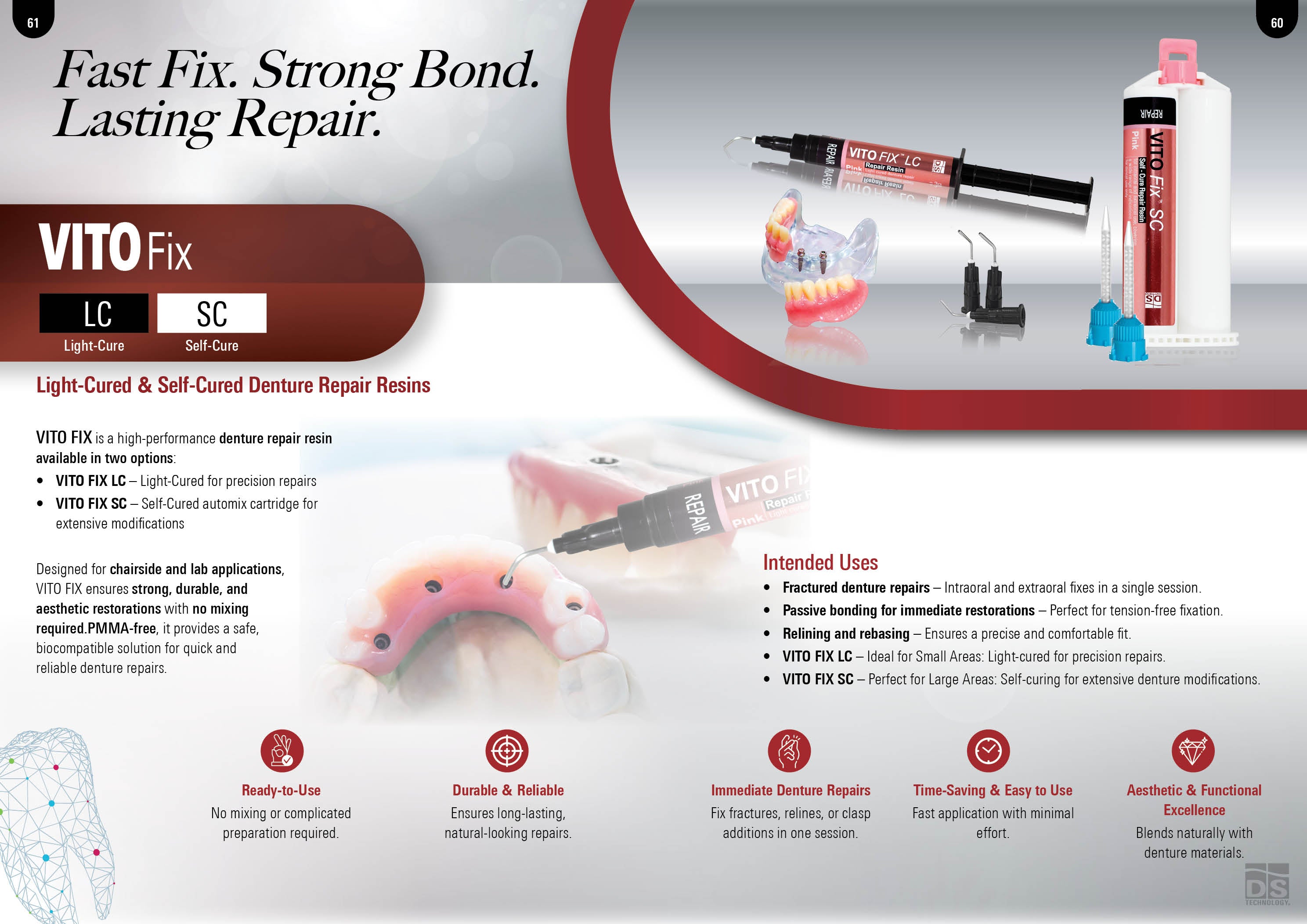 VITO Fix LC — Single Syringe (Pink 3g)