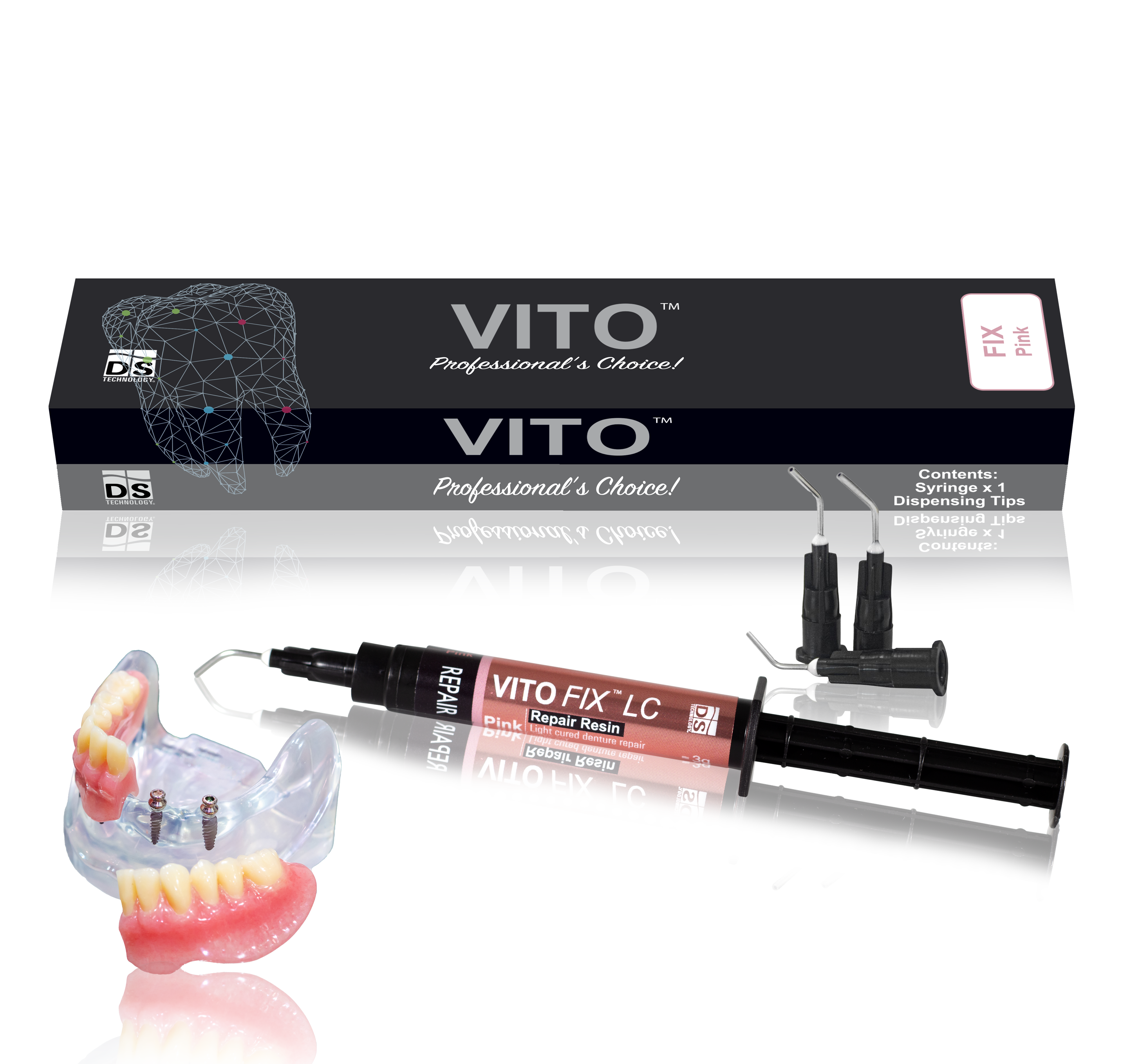 VITO Fix LC — Single Syringe (Pink 3g)