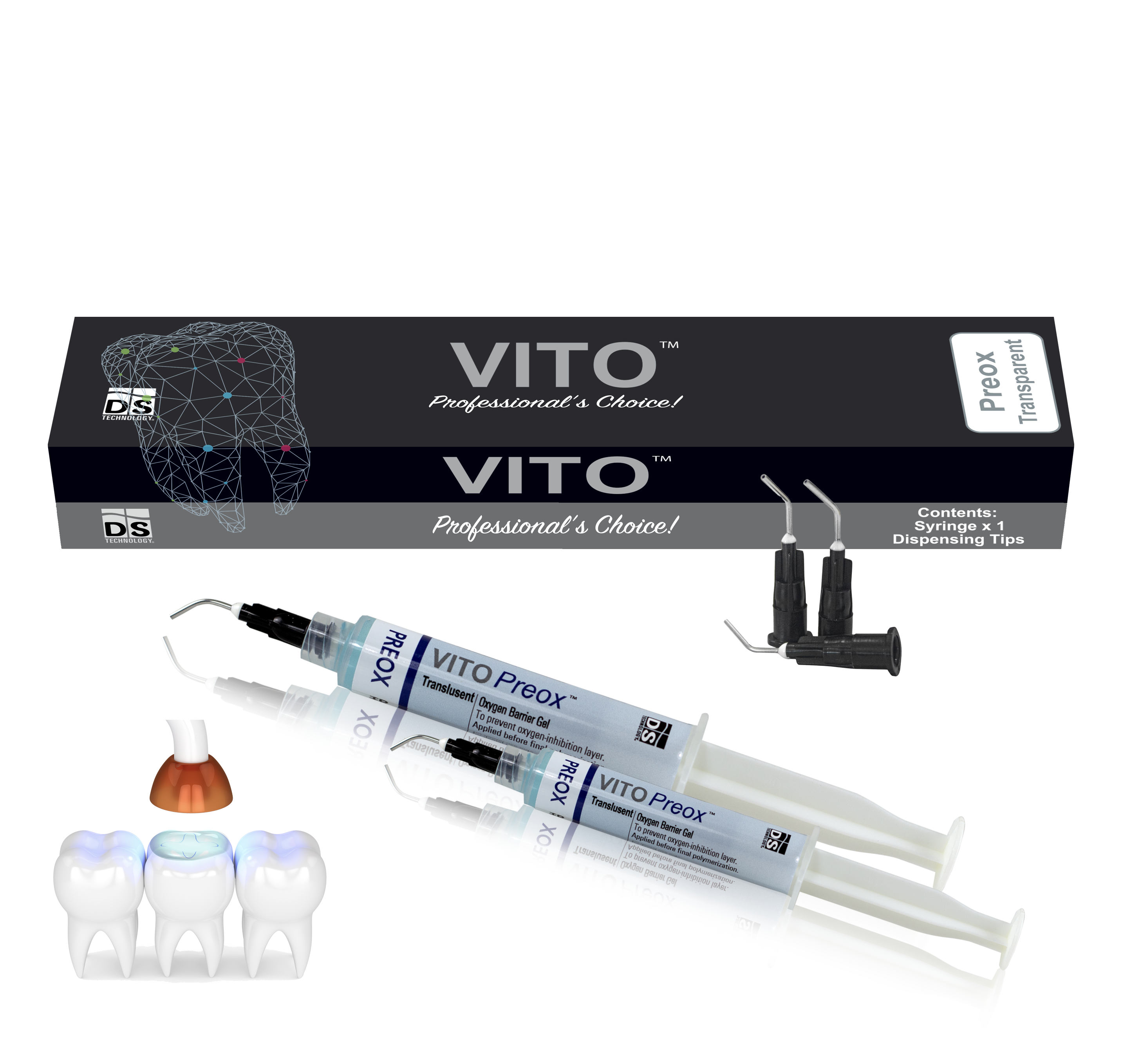 VITO Preox — Oxygen Barrier Gel for Final Polymerization