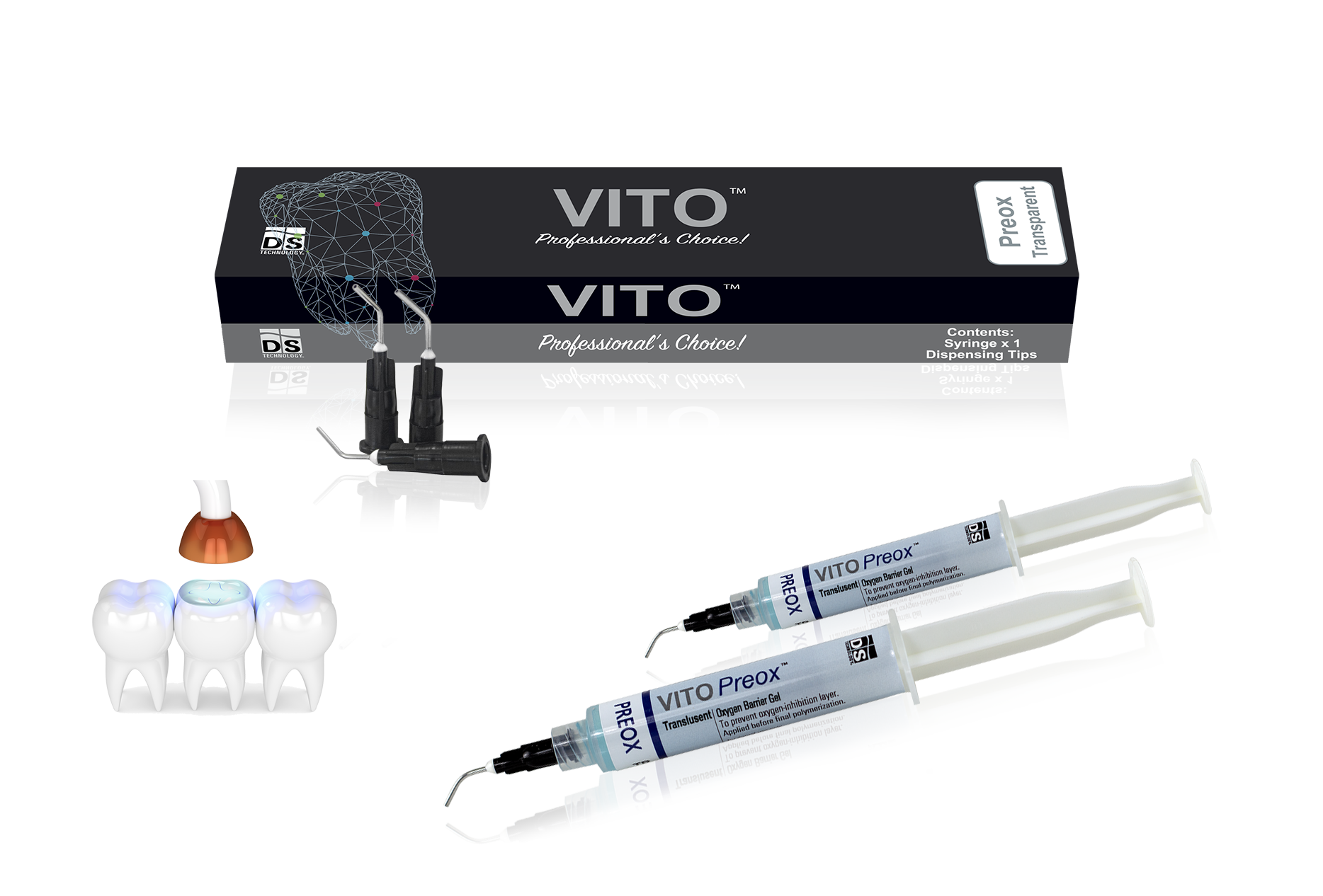 VITO Preox — Oxygen Barrier Gel for Final Polymerization