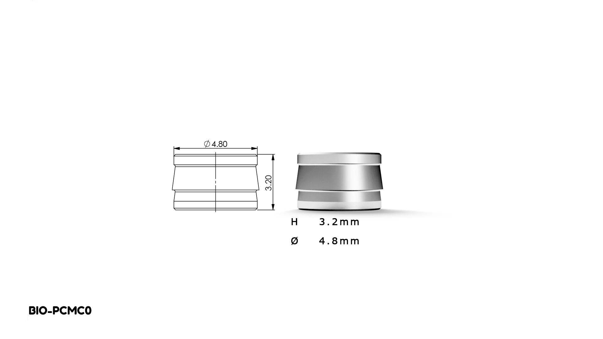 DST IMPLANT — Metal Cap for Power Click (Internal Hex System)