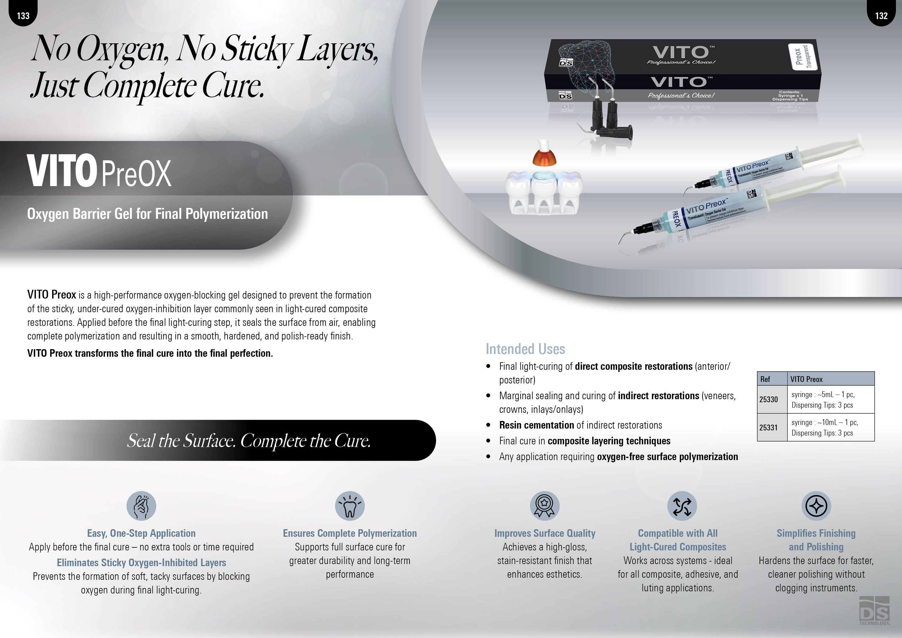 VITO Preox — Oxygen Barrier Gel for Final Polymerization