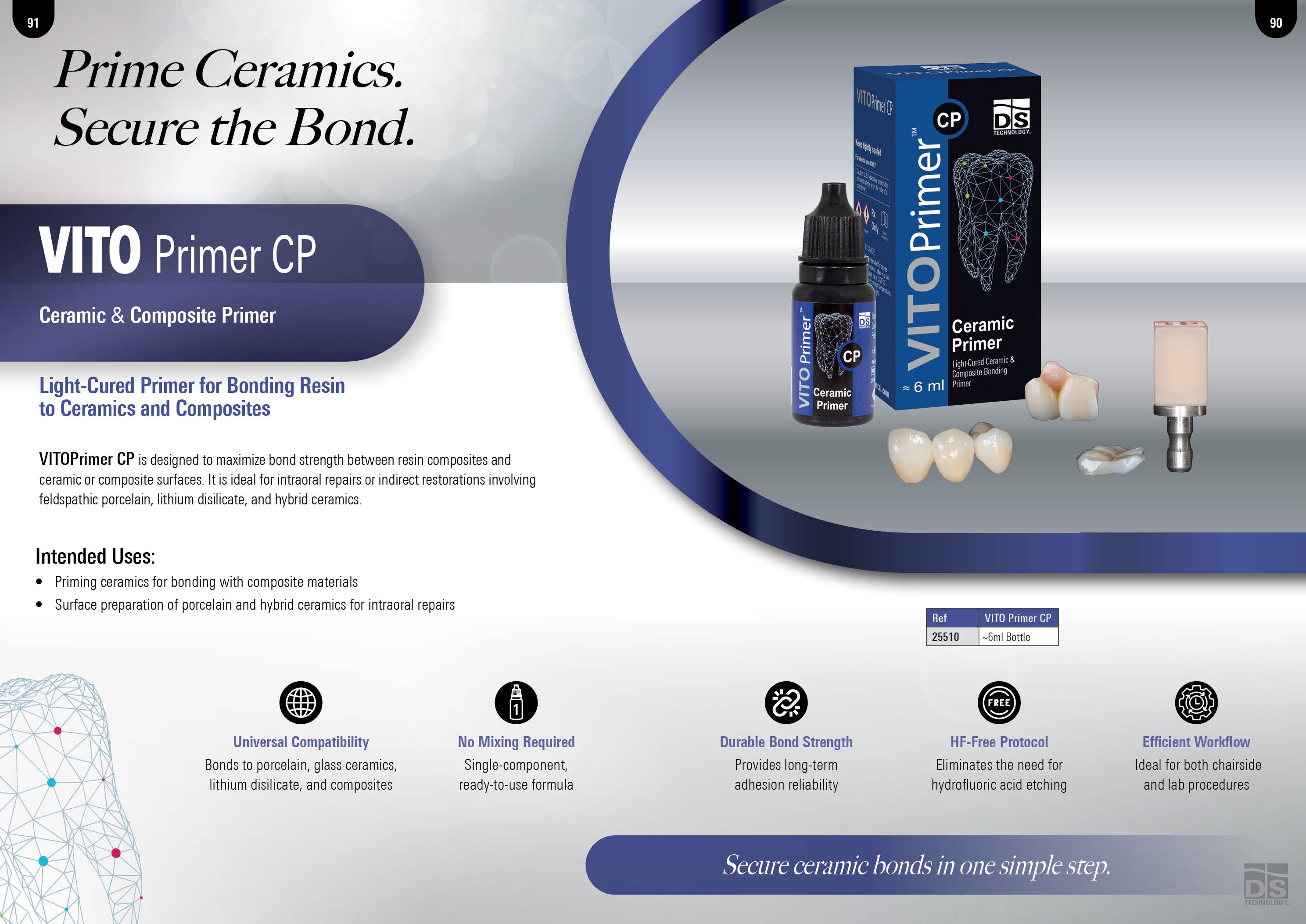 VITO Primer CP Light Cured Ceramics & Composites Bonding Primer 6ml