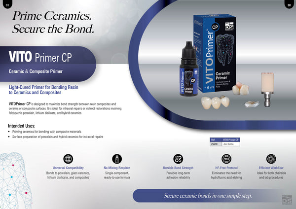 VITO Primer CP Light Cured Ceramics & Composites Bonding Primer 6ml