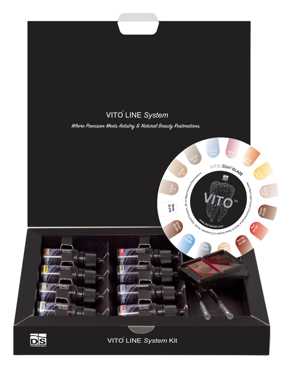 VITO Stain GLAZE Nano-filled Light-cured Characterization Stain 6ml