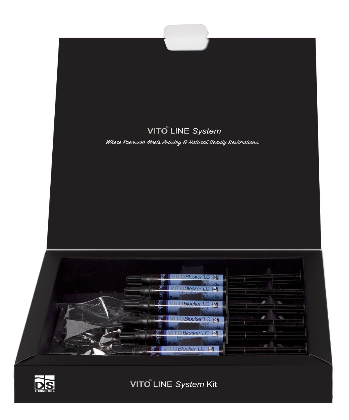 VITO Blocker LC — Light-Cured Block-Out Resin Kit (Blue, 3g × 6)