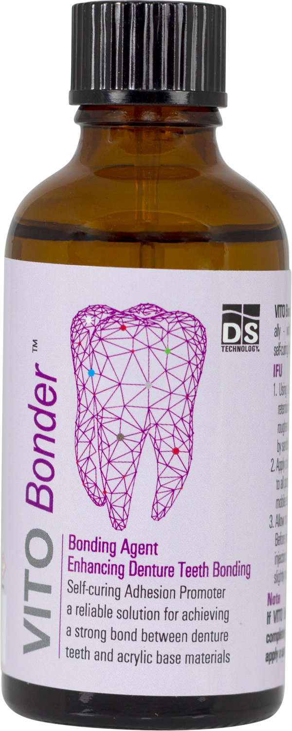 VITO Bonder — Self-Cured Denture Bonding Agent (50ml Bottle, Clear)