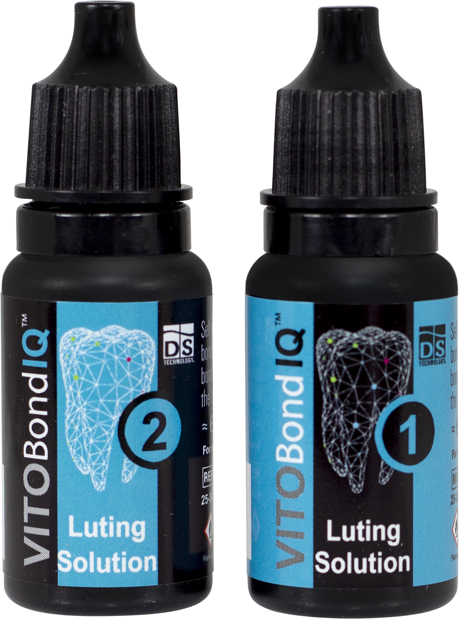 VITO Bondiq 1+2 — Two-Component Denture Attachment Bonding System (6ml × 2)