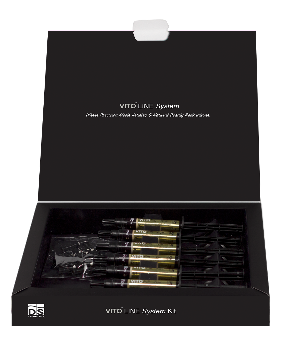 VITO Fill iFlow — Injectable Composite Kit (6 Shades × 3g Syringes)