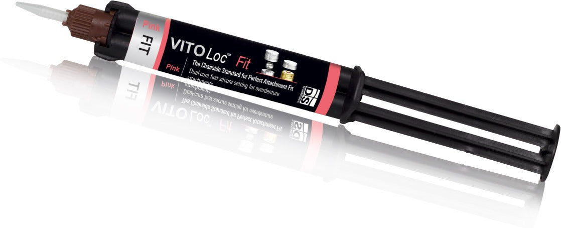VITO Loc Fit — Attachment Retention Resin (Pink 5ml Automix Syringe)