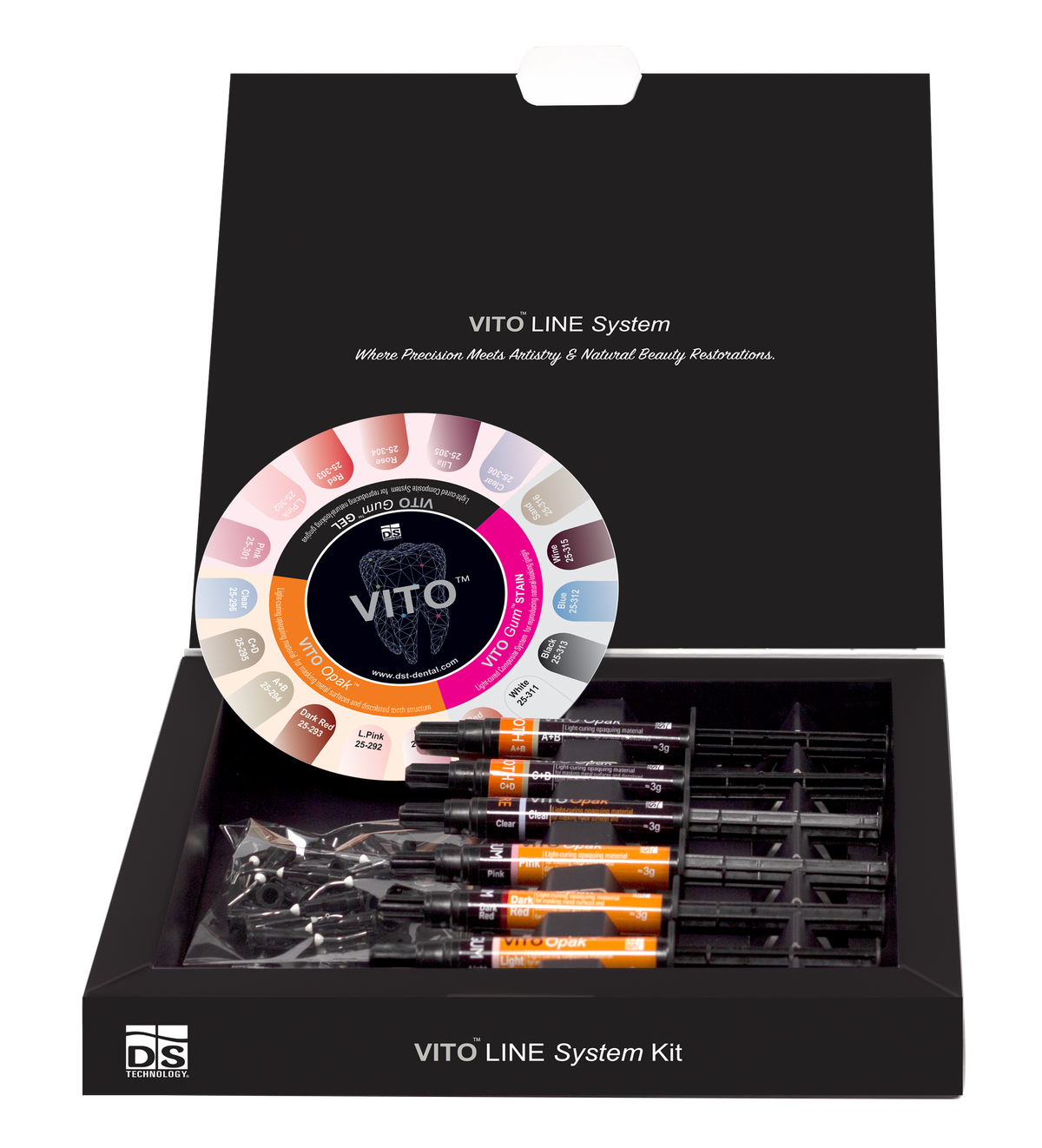 VITO Opak — Light-Cured Opaquing Material Refill (A+B 3g Syringe)