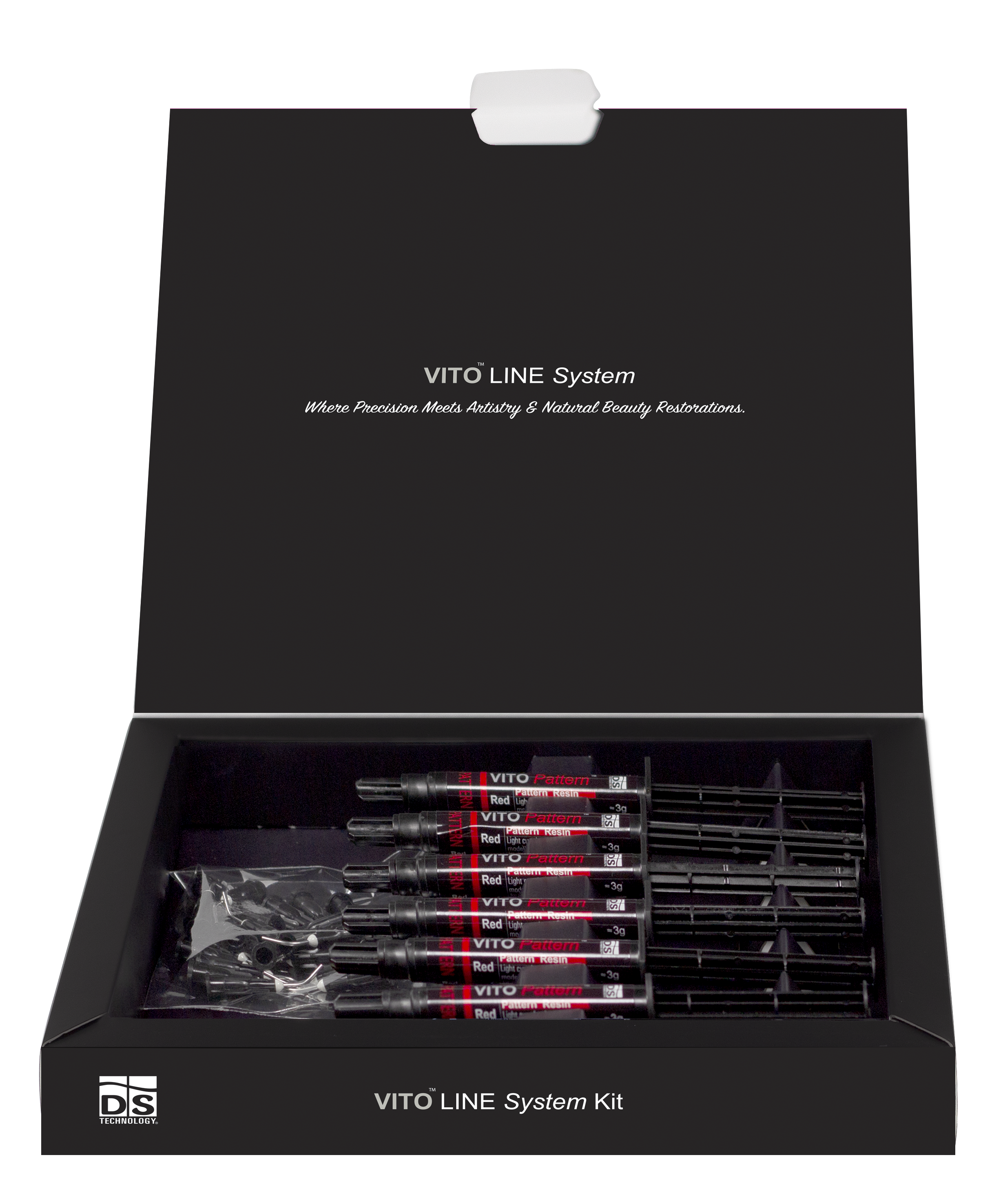 VITO Pattern — Light-Cured Pattern Resin Refill (Red 3g Syringe)
