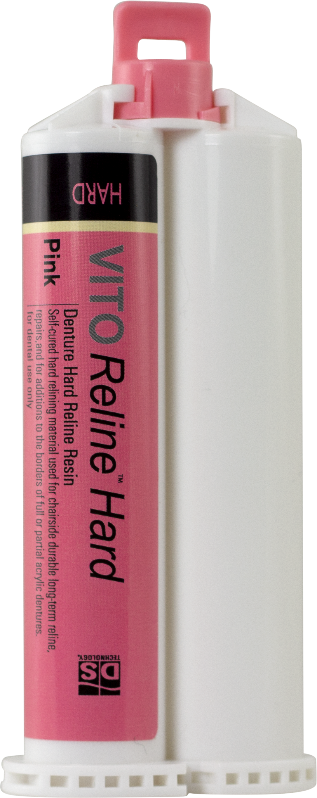 VITO Reline SOFT — Soft Chairside Denture Reline Material (Pink 50ml Automix Cartridge)