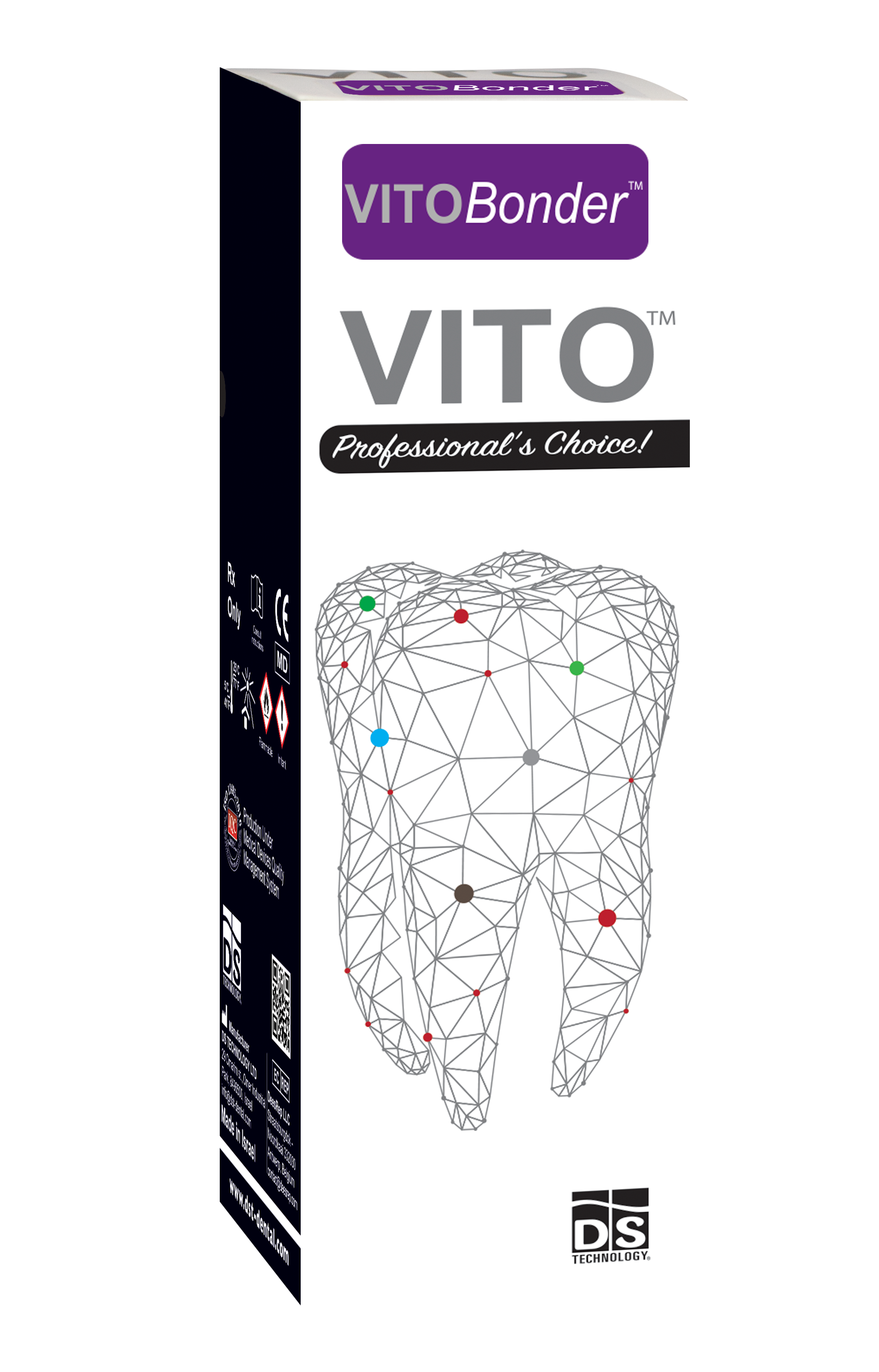 VITO Bonder — Self-Cured Denture Bonding Agent (50ml Bottle, Clear)