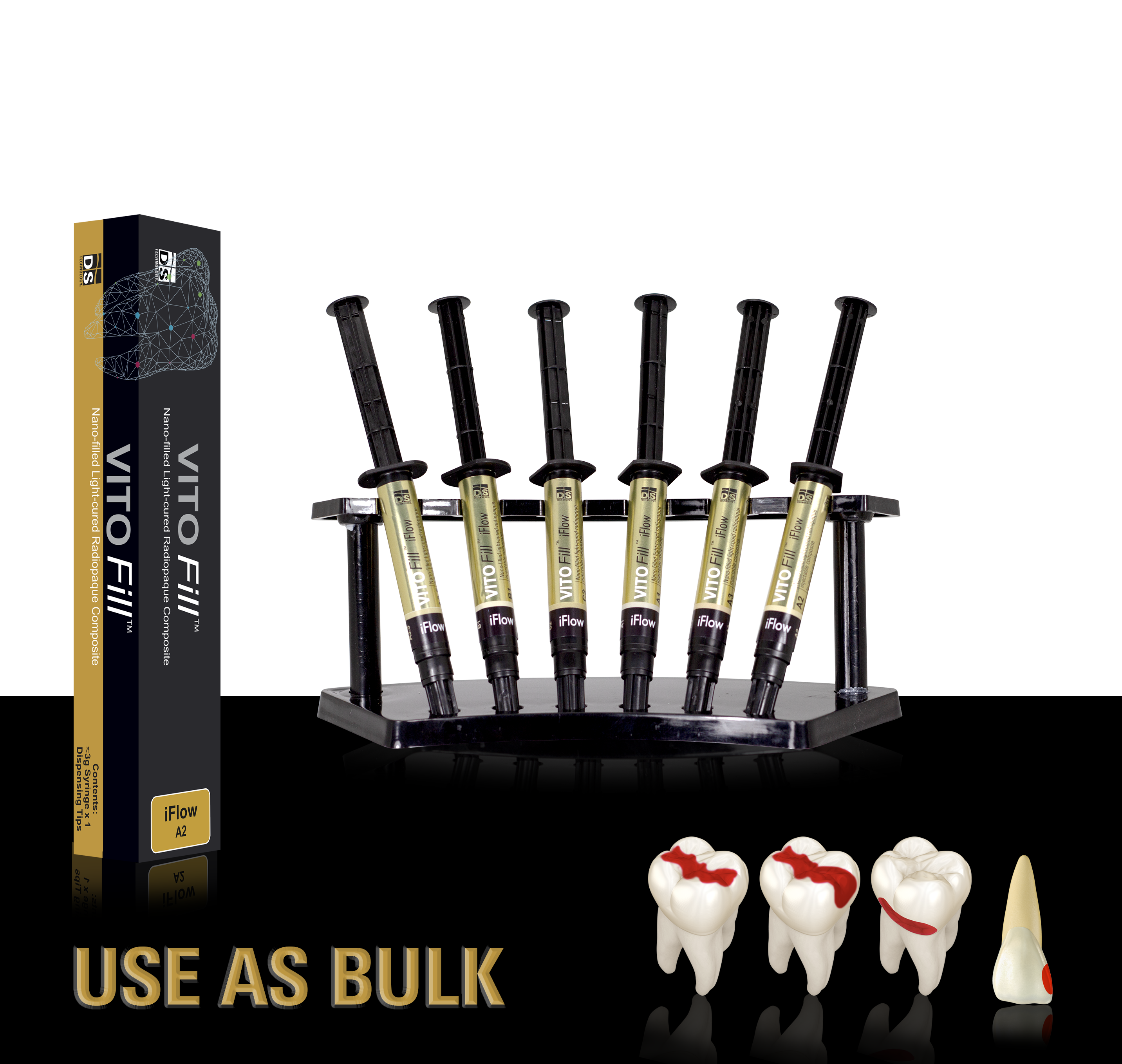 VITO Fill iFlow — Injectable Composite Refill (A1 3g Syringe)