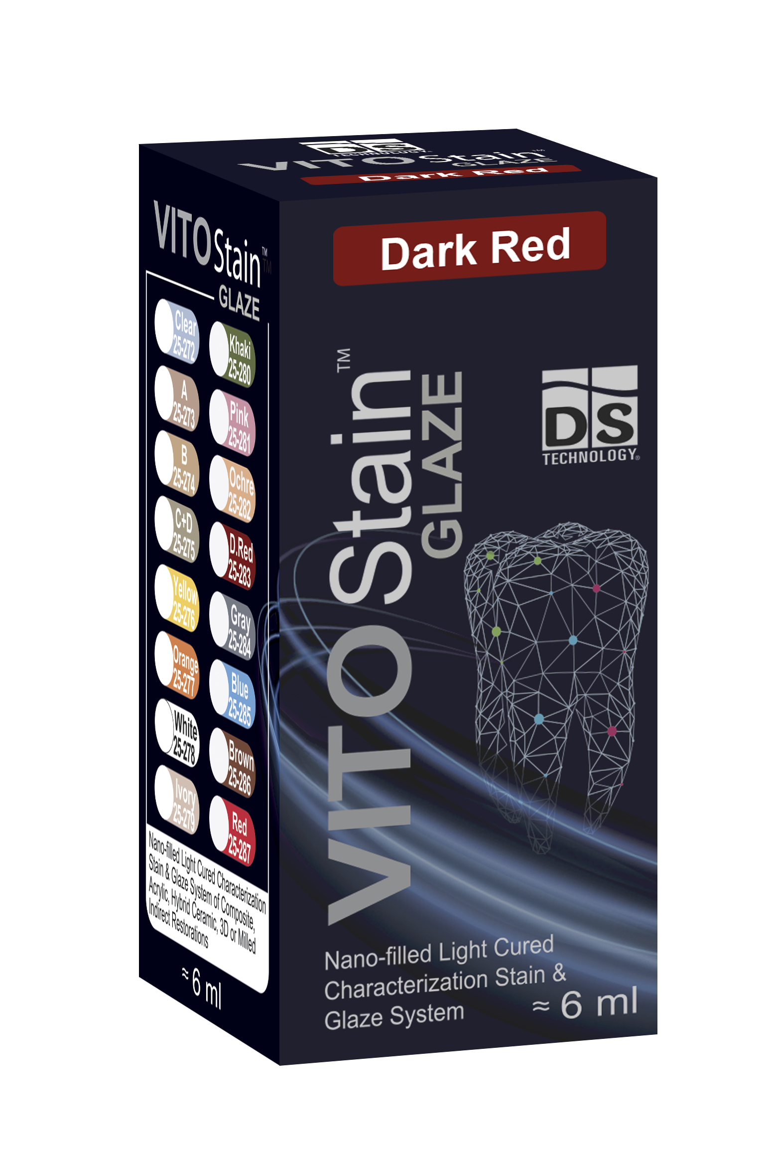 VITO Stain GLAZE — Starter Nano-Filled Stain & Glaze Kit (7 Stains + Clear Glaze)