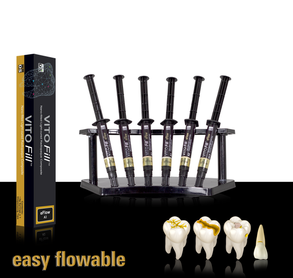VITO Fill eFlow Nano-filled light-cured Radiopaque Composite