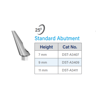 25° Angular Standard Platform Abutment