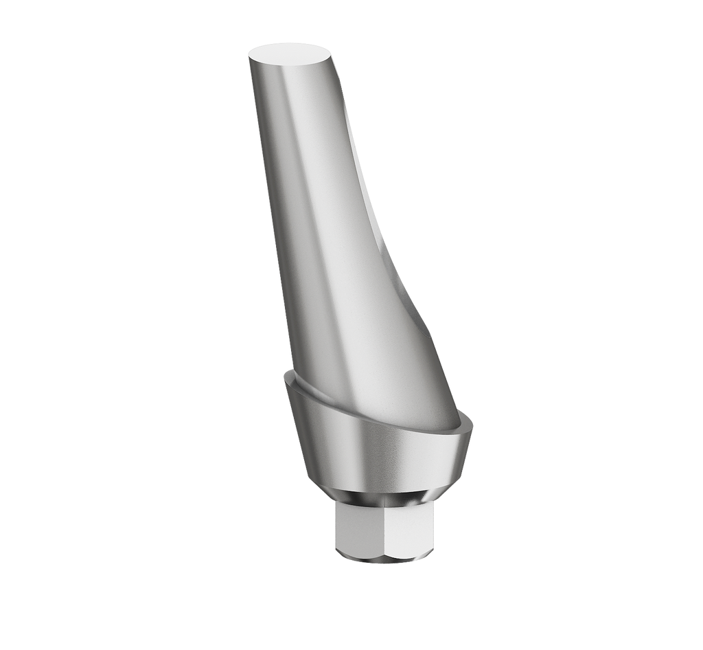 5 Angular Abutment 15° Aesthetic Titanium For Dental Int Hex