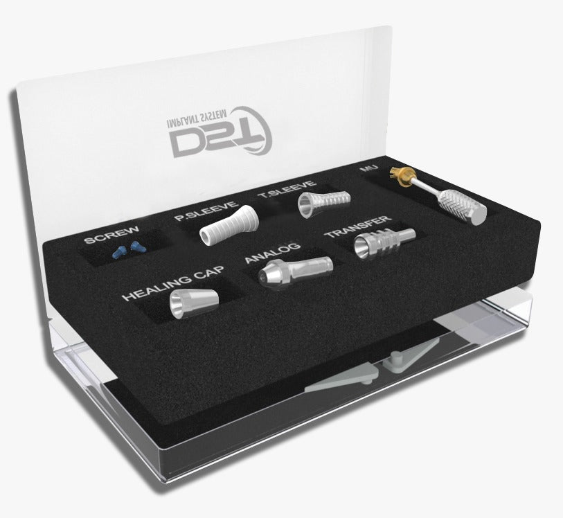 DST IMPLANT — Straight Titanium Abutment Premium Set (Internal Hex System)