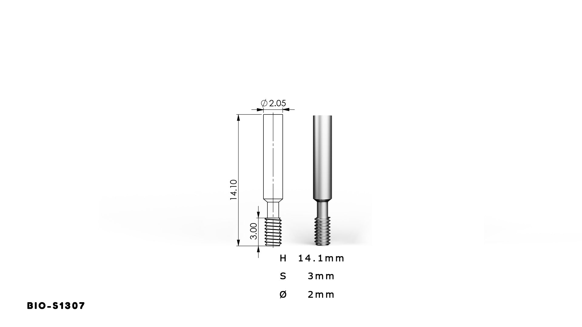 DST IMPLANT — Transfer Screw (Internal Hex System, 10-Pack)